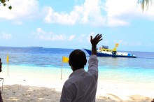 President Nasheed’s visit to Dh.Rinbudhoo